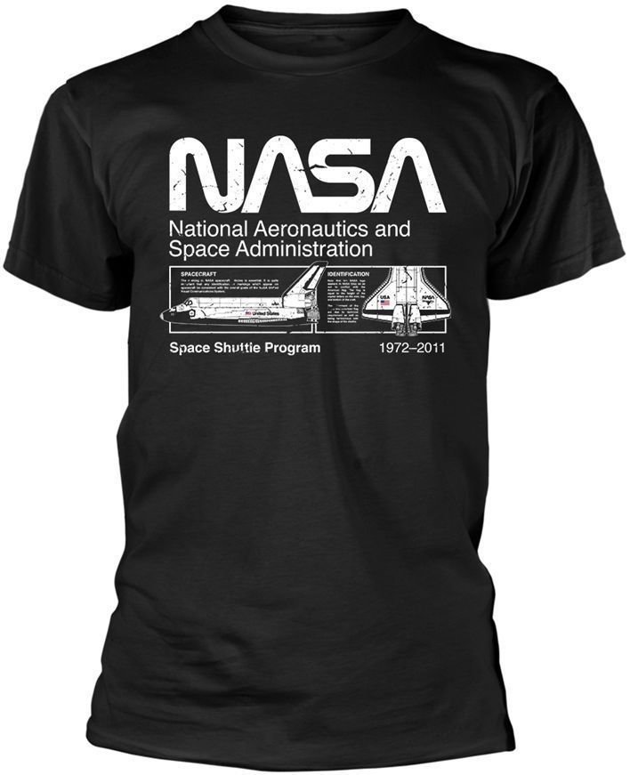 Majica NASA Majica Space Shuttle Program Black 2XL