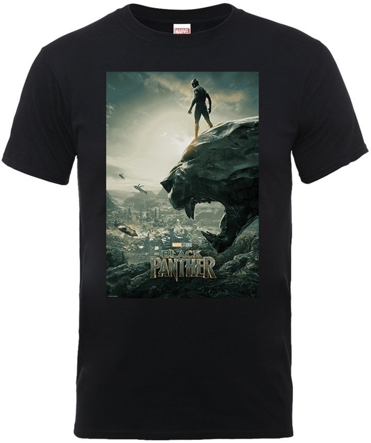 Tričko Marvel Black Panther Poster Black M Tričko
