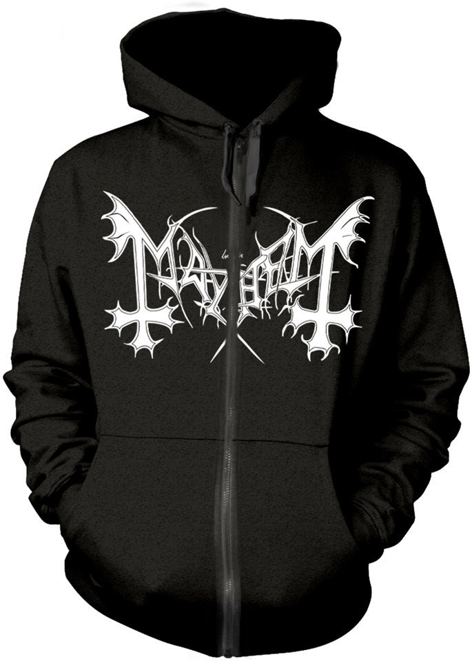 Hættetrøje Mayhem Hættetrøje De Mysteriis Dom Sathanas Black XL
