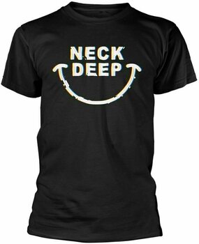 Majica Neck Deep Majica Hazy Smile Black S - 1