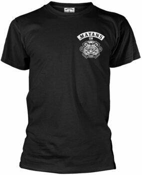 T-shirt Mayans M.C. T-shirt Detailed Kutte Mono Black M - 1