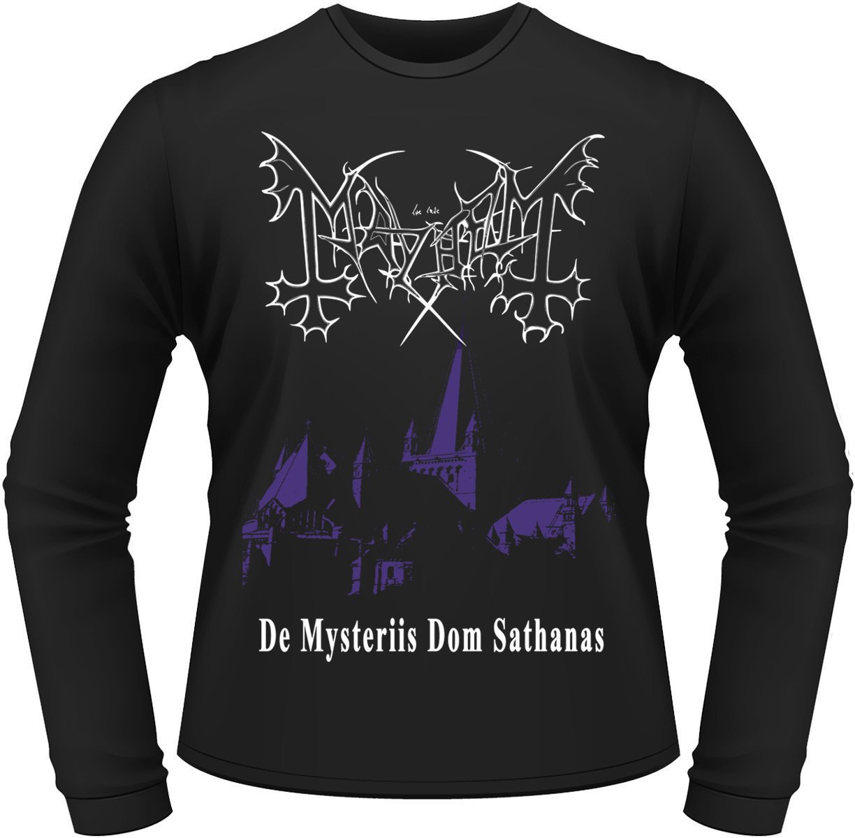 Skjorte Mayhem Skjorte De Mysteriis Dom Sathanas Mand Black M