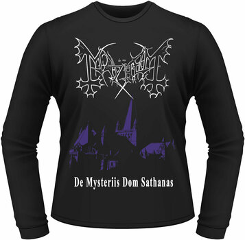 Skjorte Mayhem Skjorte De Mysteriis Dom Sathanas Mand Black M - 1