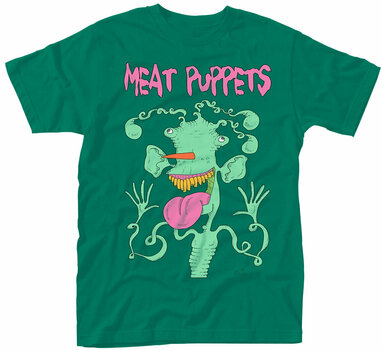 T-Shirt Meat Puppets T-Shirt Monster Grün M - 1