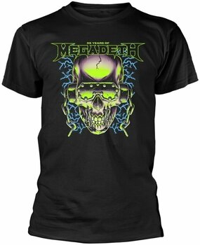 Shirt Megadeth Shirt 35 Years H/Phones Heren Zwart S - 1