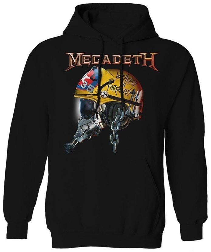 Hoodie Megadeth Hoodie Full Metal Vic Black L