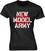 Camiseta de manga corta New Model Army Camiseta de manga corta Logo Mujer Black M