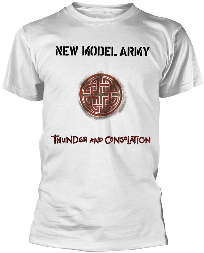 T-Shirt New Model Army T-Shirt Thunder And Consolation Herren White L