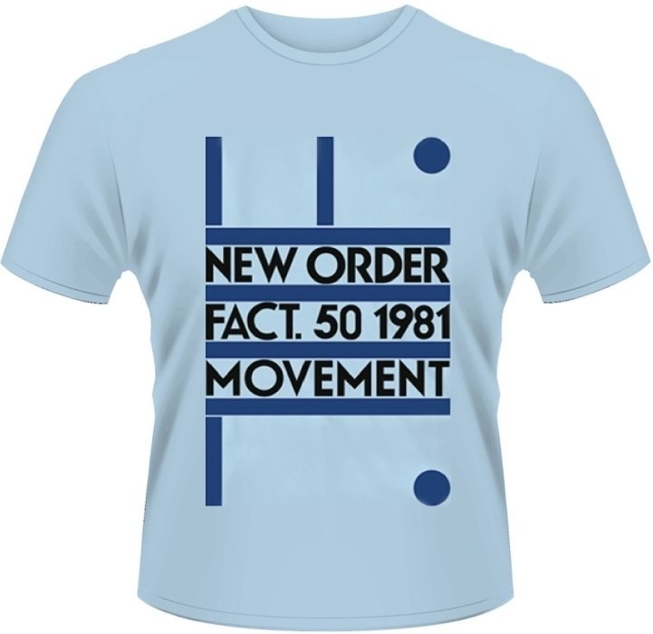 Camiseta de manga corta New Order Camiseta de manga corta Movement Hombre Azul S