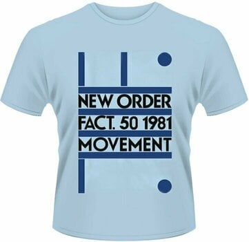T-Shirt New Order T-Shirt Movement Male Blue S - 1