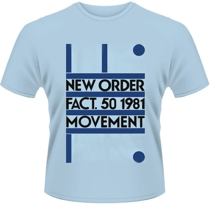 T-shirt New Order T-shirt Movement Homme Blue XL