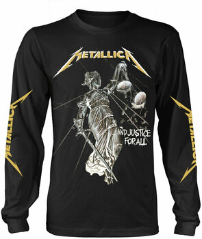 Camiseta de manga corta Metallica Camiseta de manga corta And Justice For All Hombre Negro S - 1