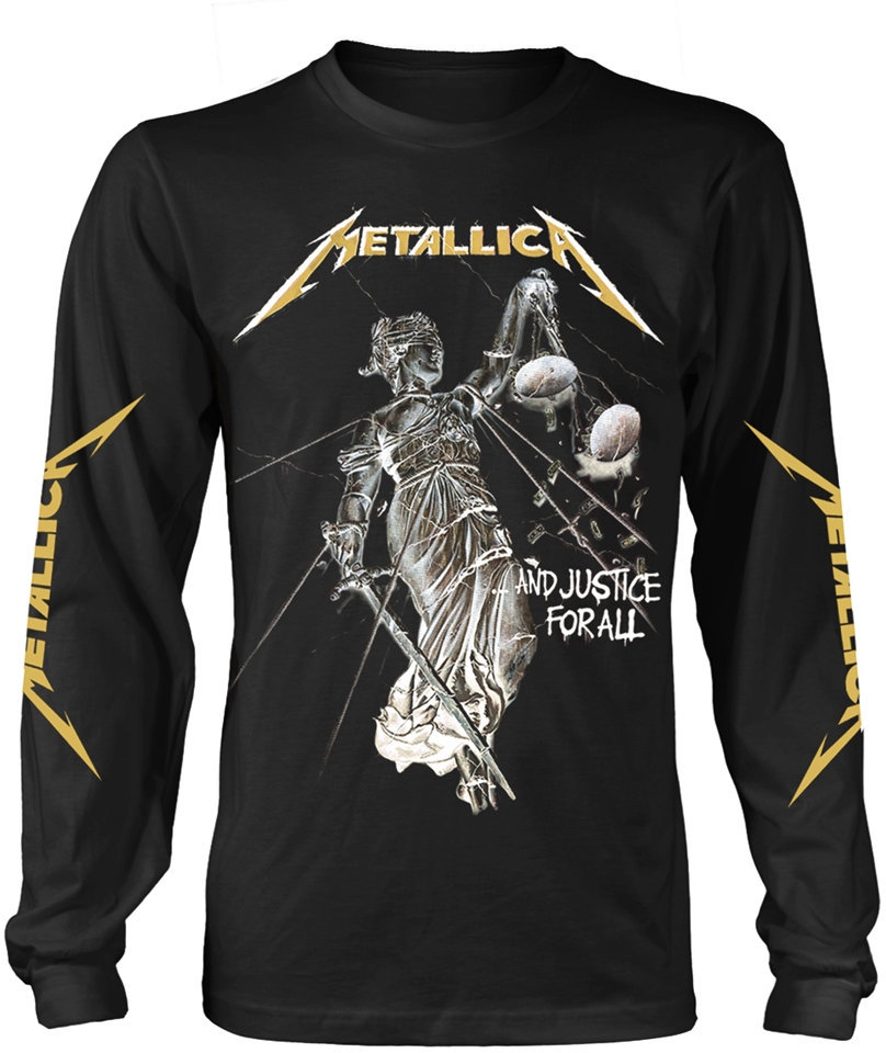 Maglietta Metallica Maglietta And Justice For All Nero M