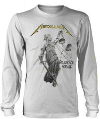 Metallica And Justice For All Long Sleeve Shirt White