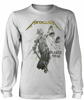 Maglietta Metallica Maglietta And Justice For All Bianca 2XL - 1