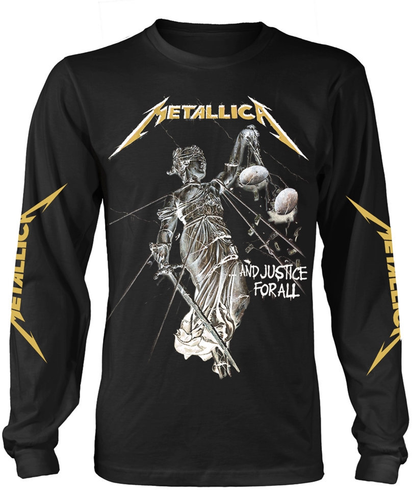 T-shirt Metallica And Justice For All Black 2XL T-shirt