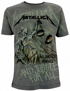 T-shirt Metallica T-shirt And Justice For All Homme Grey M - 1