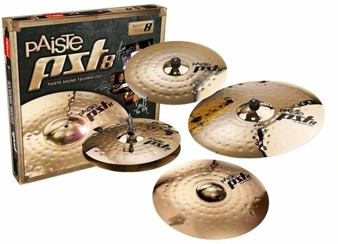 Cymbal Set Paiste PST 8 Universal Set 14/16/20 + 18 Crash - 1