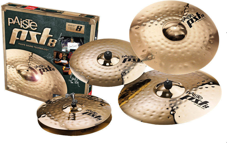 Cymbal-sats Paiste PST 8 Rock Set 14/16/20 + 18 Crash