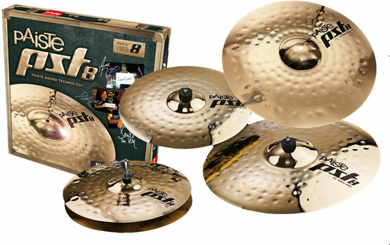 Cymbal sæt Paiste PST 8 Rock Set 14/16/20 + 18 Crash - 1