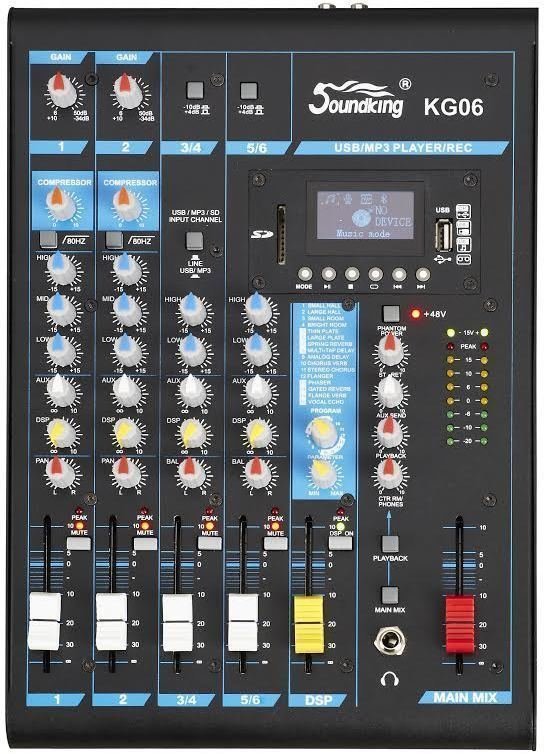 Table de mixage analogique Soundking MG06