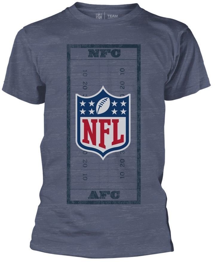 T-Shirt NFL Field Shield Grey M T-Shirt