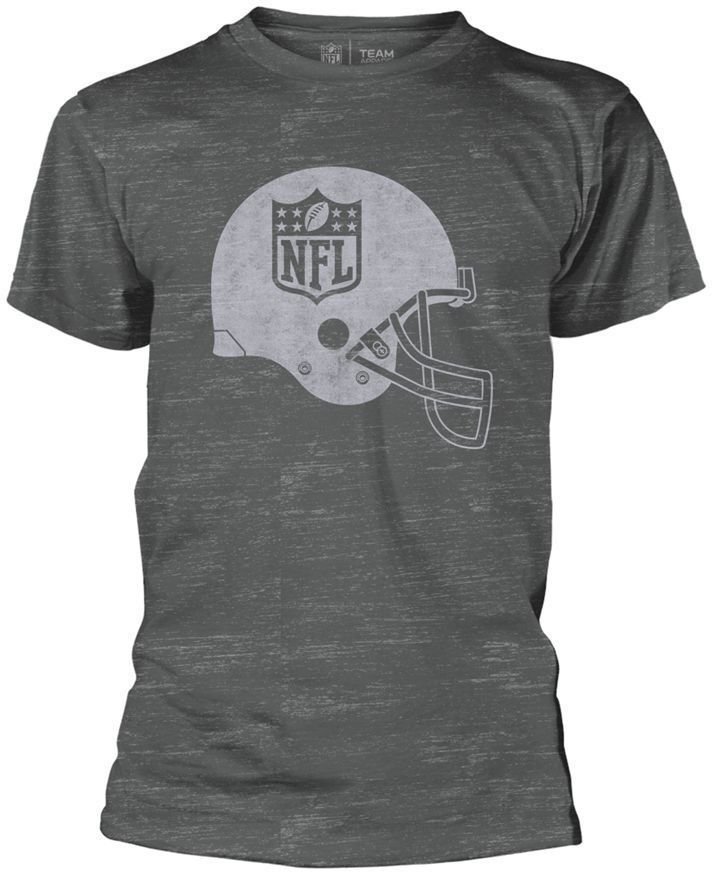 Camiseta de manga corta NFL Helmet Shield Grey M Camiseta de manga corta