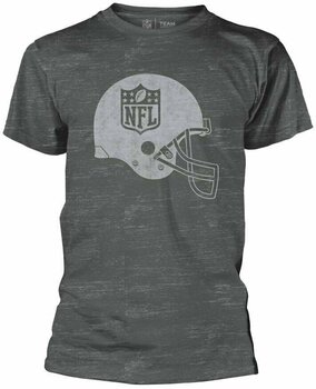 T-Shirt NFL Helmet Shield Grey M T-Shirt - 1