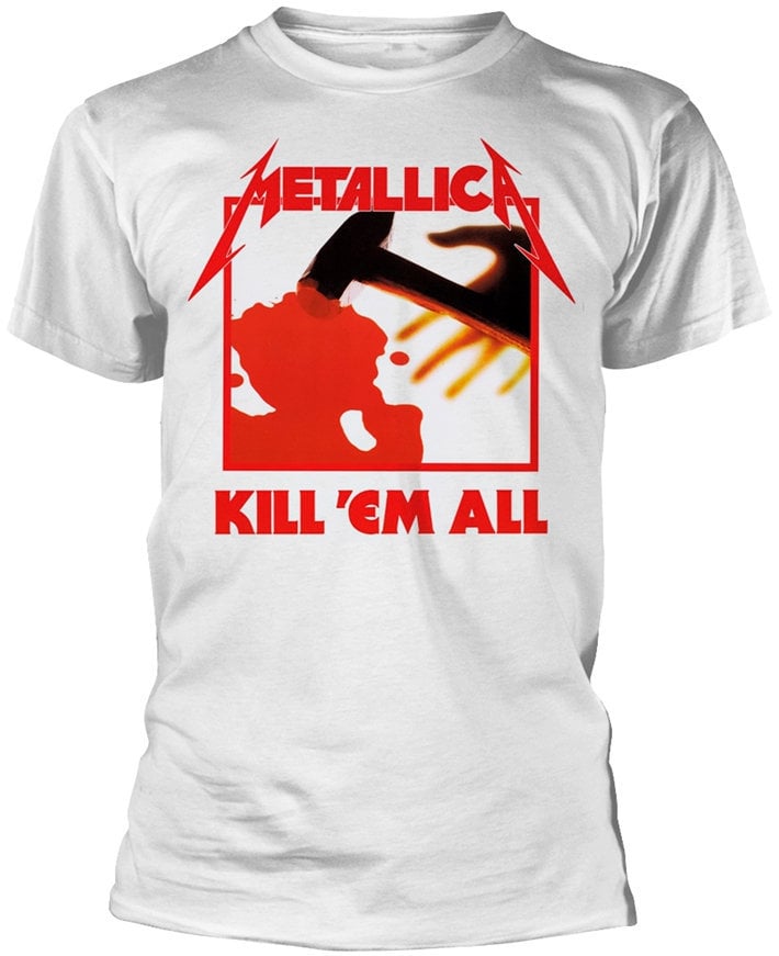 Πουκάμισο Metallica Πουκάμισο Kill Em All Άνδρες Λευκό S