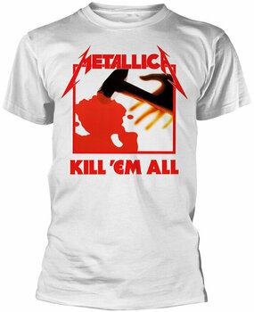 Maglietta Metallica Maglietta Kill Em All Maschile White S - 1