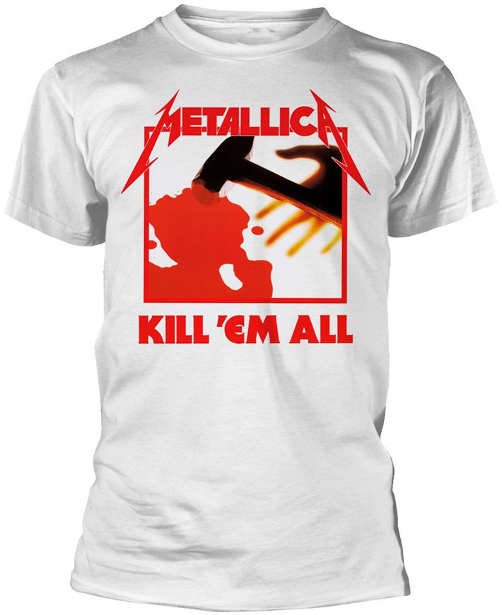 Πουκάμισο Metallica Πουκάμισο Kill Em All Άνδρες Λευκό L