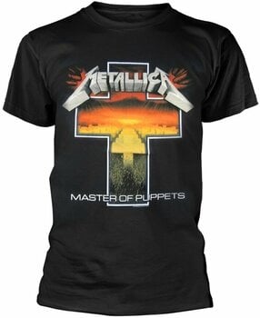 Skjorte Metallica Skjorte Master Of Puppets Cross Mand Black S - 1