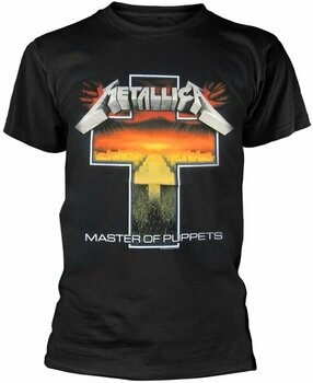 Skjorta Metallica Skjorta Master Of Puppets Cross Herr Black XL - 1