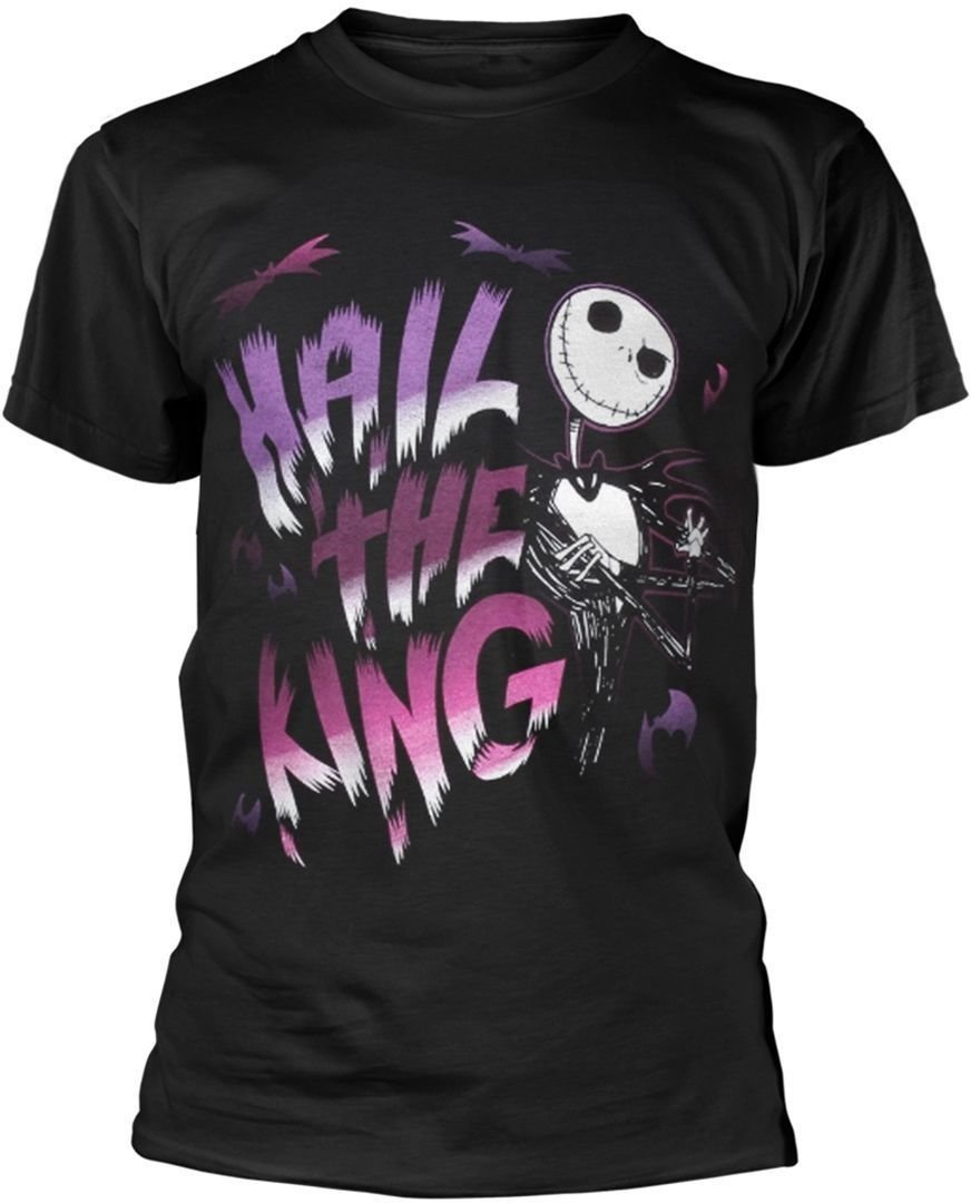 Camiseta de manga corta The Nightmare Before Christmas Camiseta de manga corta Hail The King Hombre Black XL