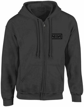 Felpa con cappuccio Nine Inch Nails Felpa con cappuccio Classic Logo Grey S - 1