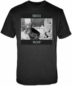 Camiseta de manga corta Nirvana Camiseta de manga corta Bleach Hombre Black M - 1