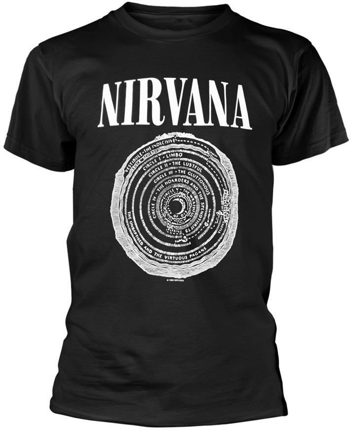 T-shirt Nirvana T-shirt In Utero Circle Masculino Preto 2XL