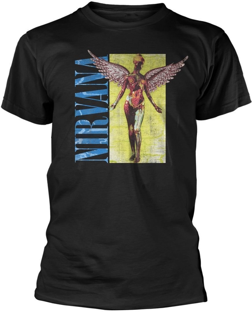 Shirt Nirvana Shirt In Utero Square Heren Black S