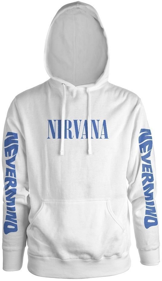 Дреха с качулка Nirvana Дреха с качулка Nevermind White XL