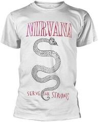 Риза Nirvana Serpent Snake Тениска с къс ръкав/White/Къси