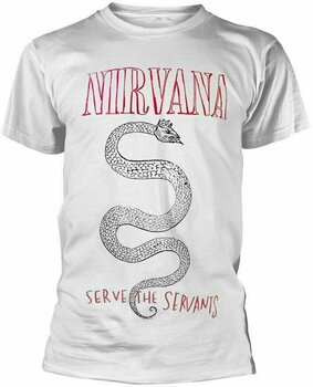 T-Shirt Nirvana T-Shirt Serpent Snake Herren White S - 1