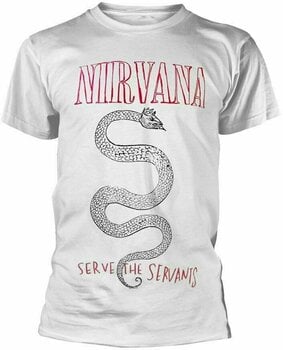 T-Shirt Nirvana T-Shirt Serpent Snake Herren White L - 1