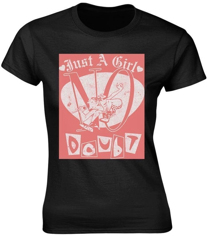 T-Shirt No Doubt T-Shirt Jump Girl Damen Black L