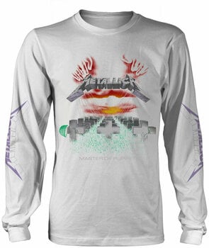 T-shirt Metallica Master Of Puppets Tracks White L T-shirt - 1