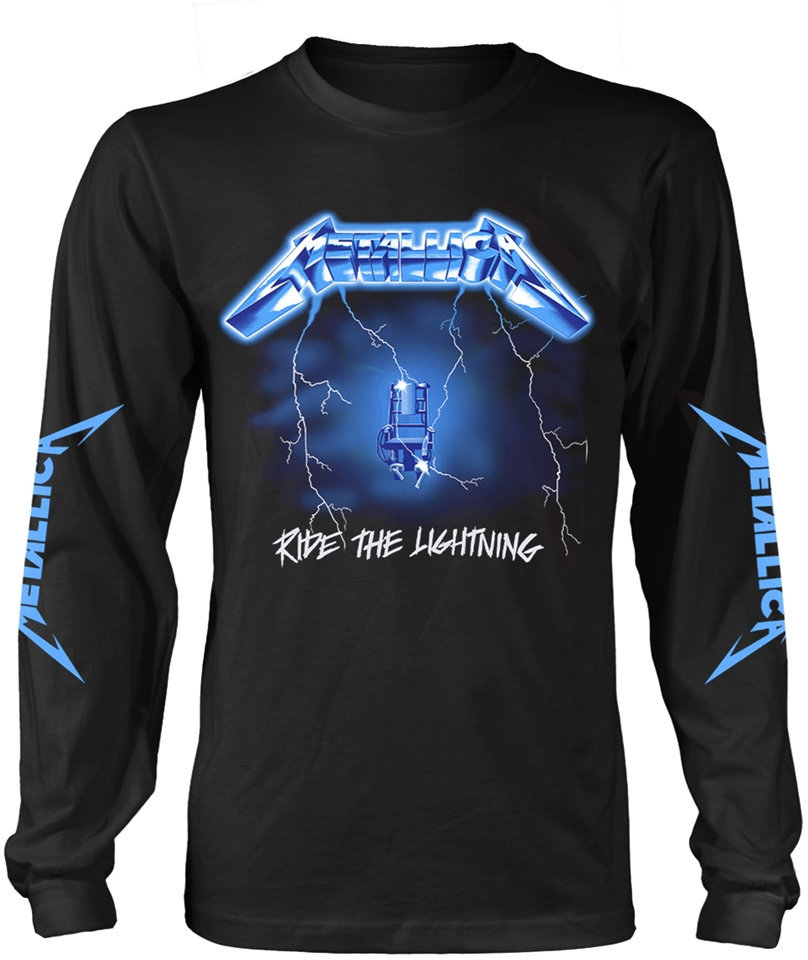 Shirt Metallica Shirt Ride The Lightning Zwart L