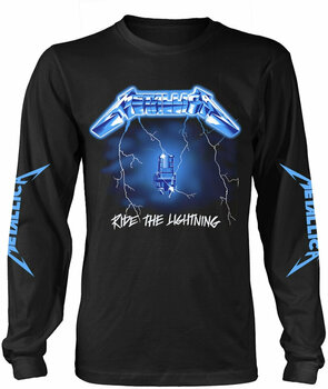 Skjorte Metallica Skjorte Ride The Lightning Mand Sort L - 1