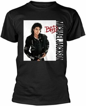 Camiseta de manga corta Michael Jackson Camiseta de manga corta Bad Hombre Black L - 1