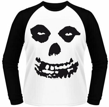 Camiseta de manga corta Misfits Camiseta de manga corta All Over Skull Hombre Black/White M - 1