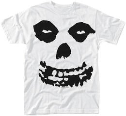 T-shirt Misfits All Over Skull White S T-shirt