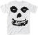 Majica Misfits Majica All Over Skull White S